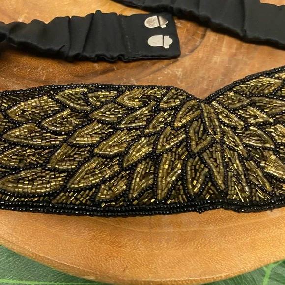 Unbranded Vintage Beaded 80’s Belt. Sz:ML - Picture 2 of 5